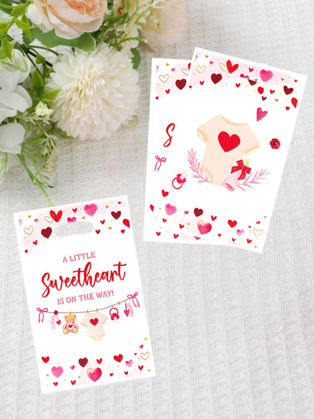 Wedding/Event Supply Store - 20개/40개입 파티 선물 가방, 하트 프린트와