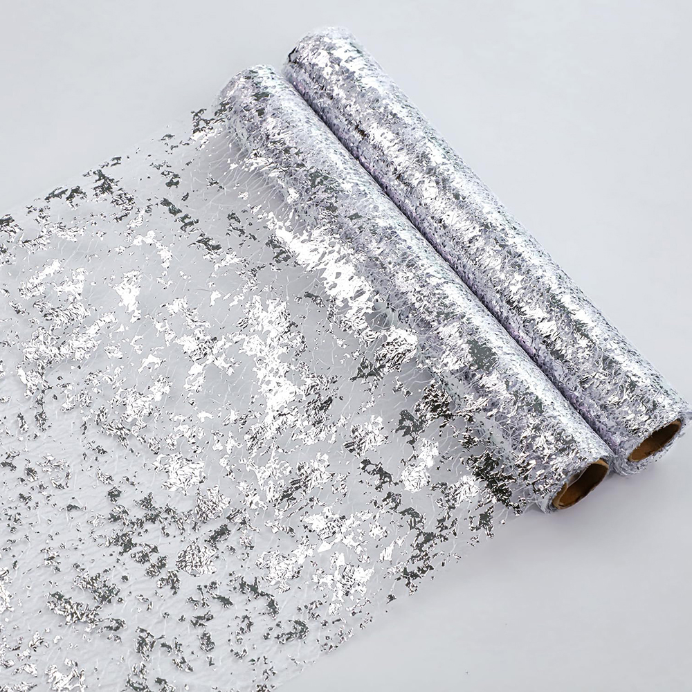 Table Runner Sequin - 메탈릭 실버 테이블 러너 로즈 골드