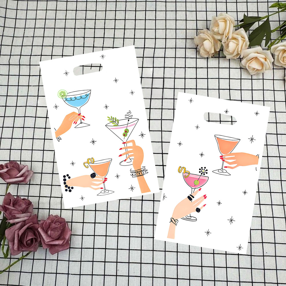 Wedding/Event Supply Store - 20개/40개입 파티 선물 가방, 와인잔을 든