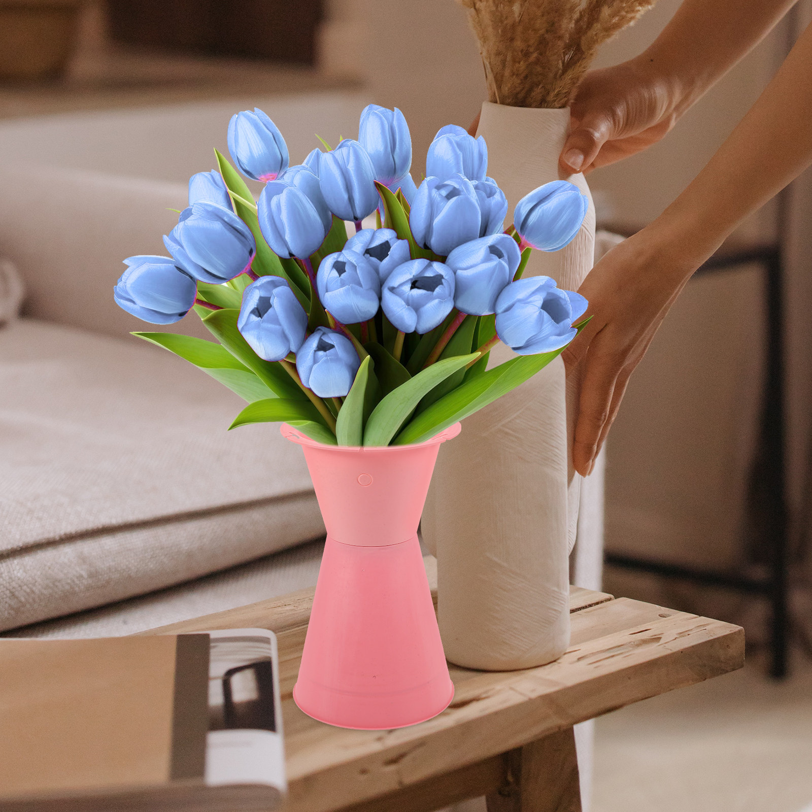 Wedding/Event Supply Store - 10Pcs 프리미엄 플라스틱 꽃다발 고정 베이스