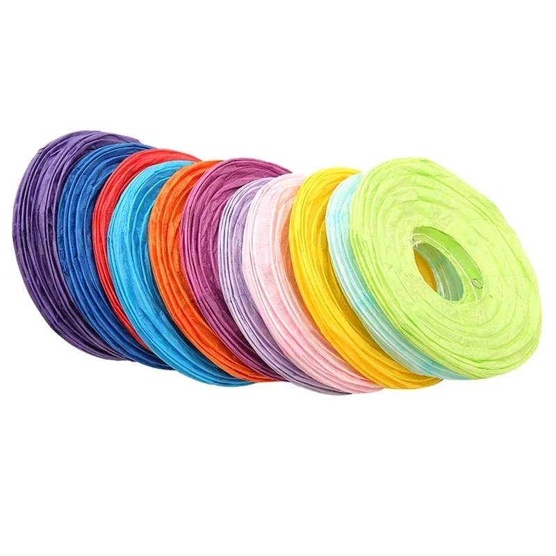 Wedding Event Supply - 다채로운 색상의 중국식 종이 등불 15-20-25-30-35-40cm