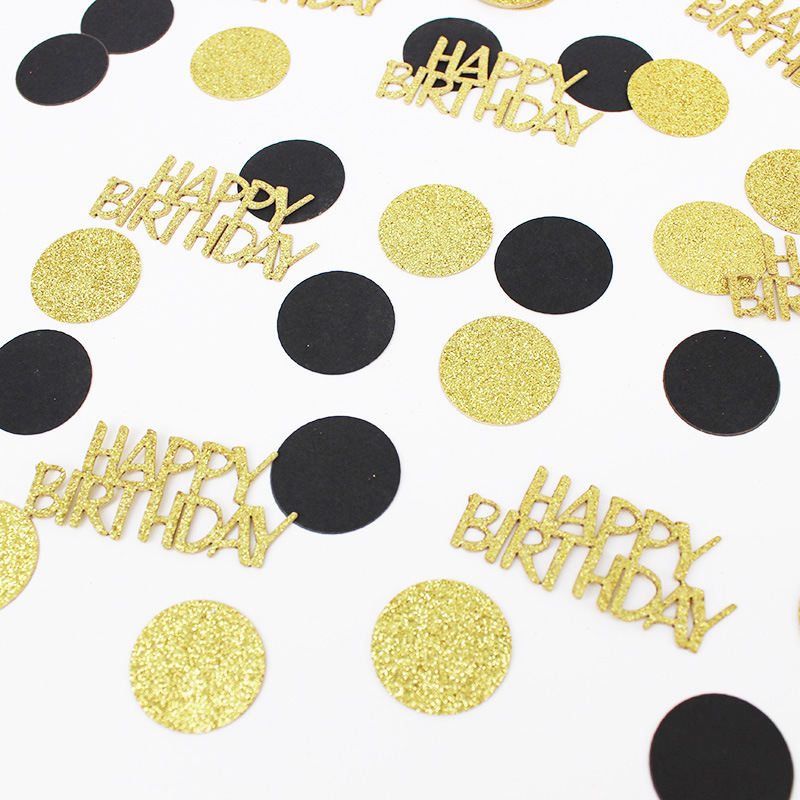 100개입 생일 축하 컨페티, 로즈 골드 블랙 글리터  - Table Runner Sequin 리뷰 및 가격