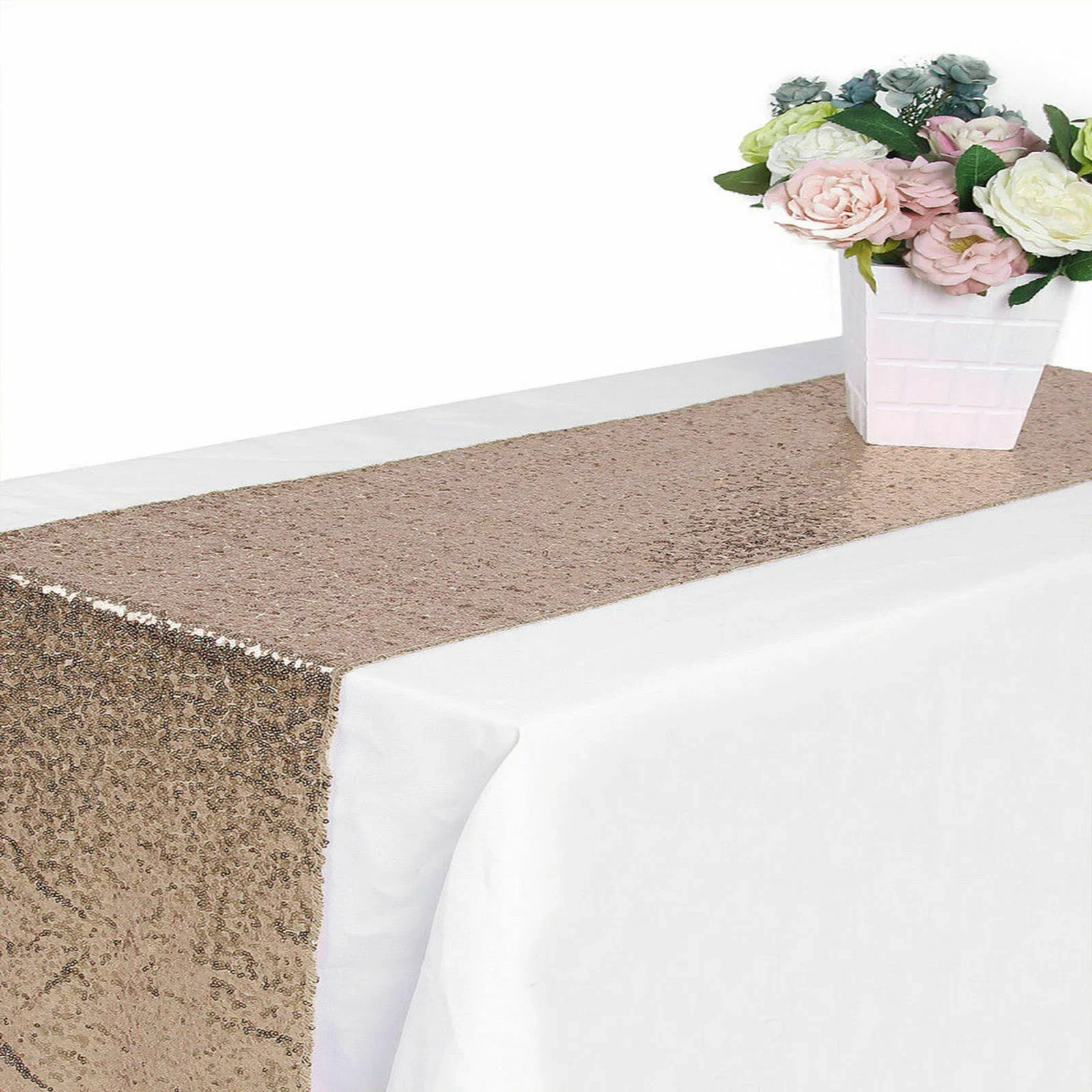 축제용 스팽글 테이블보 테이블 러너 식기류 베이비 샤워 - Table Runner Sequin 리뷰 및 가격