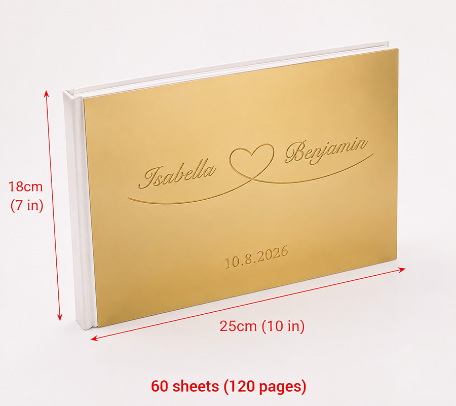 맞춤형 웨딩 방명록 아크릴 미러 커버 9가지 스타일 개 - Personalized Guest Book 리뷰 및 가격