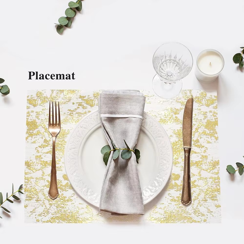 반짝이는 메탈릭 골드 테이블 러너, 스팽글 글리터 포일 - Table Runner Sequin 리뷰 및 가격