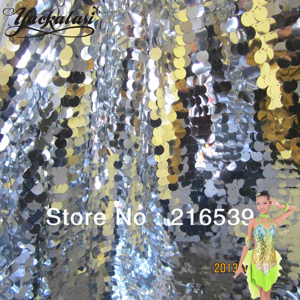1 야드 스팽글 레이스 원단 드레스용 큰 스팽글 스팽글 - Table Runner Sequin 리뷰 및 가격