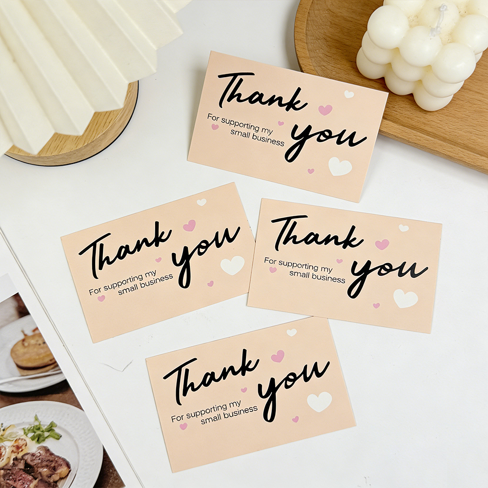 50/100개 감사 카드, 소규모 고객용, 상점, 온라 - Wedding/Event Supply Store 리뷰 및 가격