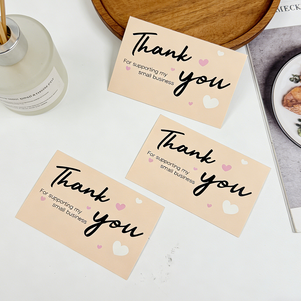 50/100개 감사 카드, 소규모 고객용, 상점, 온라 - Wedding/Event Supply Store 리뷰 및 가격
