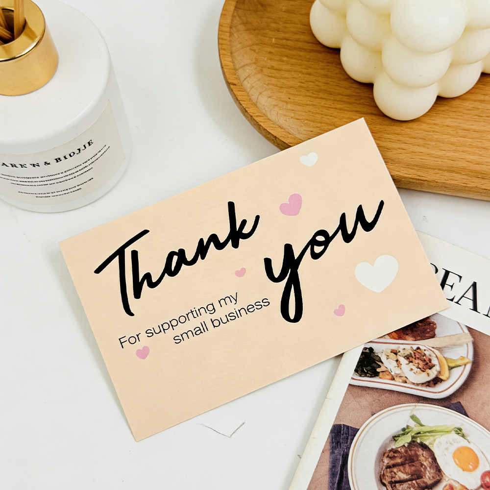 50/100개 감사 카드, 소규모 고객용, 상점, 온라 - Wedding/Event Supply Store 리뷰 및 가격