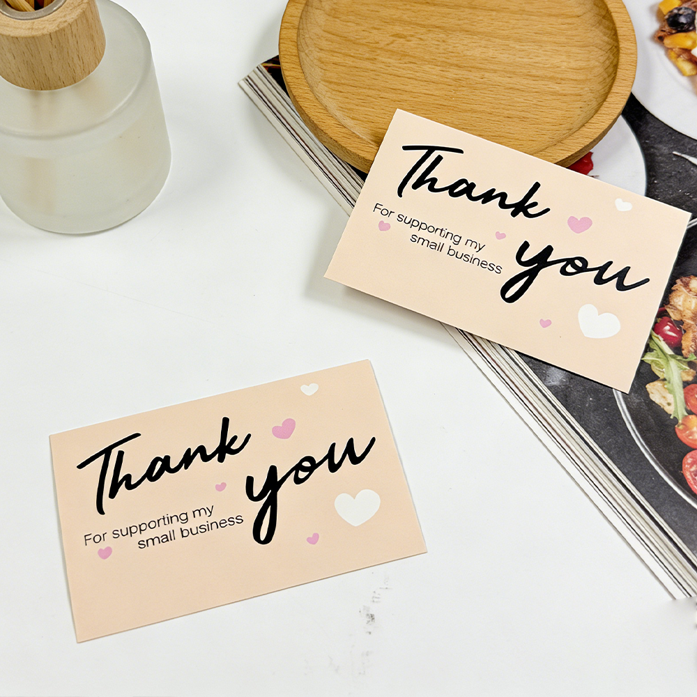 50/100개 감사 카드, 소규모 고객용, 상점, 온라 - Wedding/Event Supply Store 리뷰 및 가격