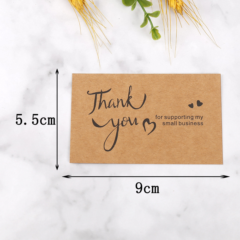 50개 감사 카드 크래프트 종이 소규모 사업을 지원해  - Wedding/Event Supply Store 리뷰 및 가격