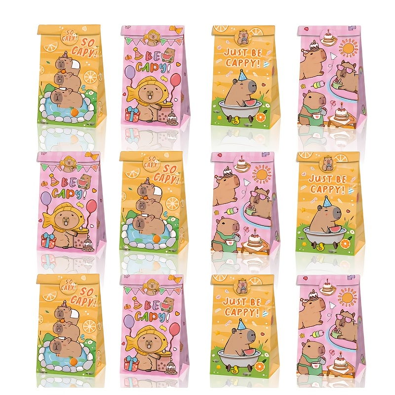 12/24/48pcs Capybara 사탕 가방 생일  - Wedding Event Supply 리뷰 및 가격