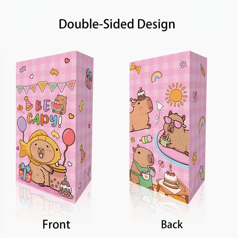 12/24/48pcs Capybara 사탕 가방 생일  - Wedding Event Supply 리뷰 및 가격