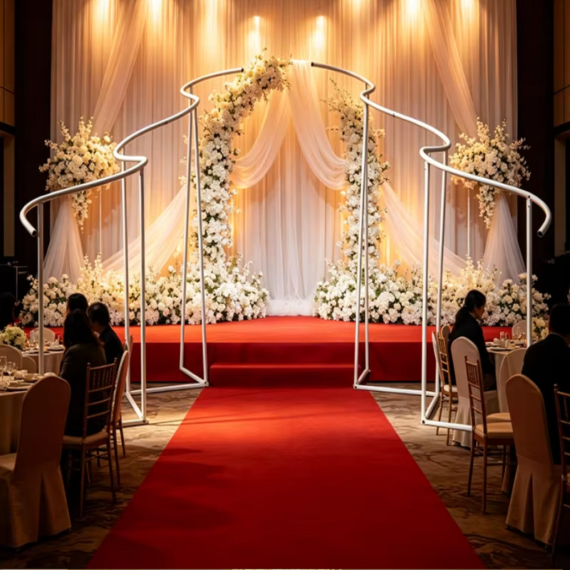 럭셔리 웨이브 모양 프레임 야외 파티 행사 장식 아치  - Wedding/Event Supply Store 리뷰 및 가격