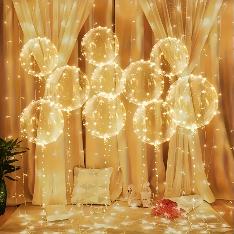 20개 세트 LED 조명이 있는 보보 풍선, 20인치  - Confetti Balloon Set 리뷰 및 가격