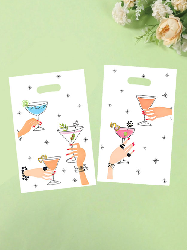 20개/40개입 파티 선물 가방, 와인잔을 든 사람의  - Wedding/Event Supply Store 리뷰 및 가격