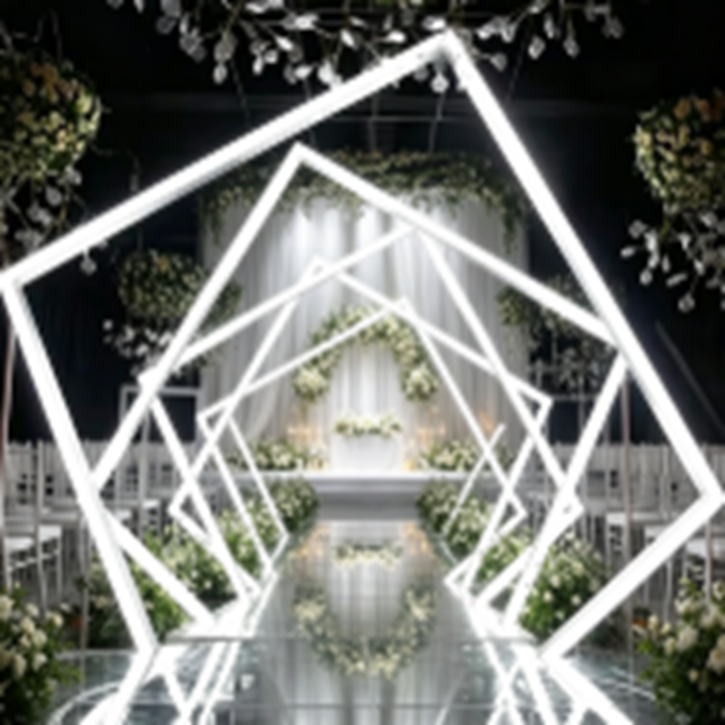 4개 LED 웨딩 파티 용품 매장 금속 아치 배경 호텔 - The Wedding Supply Store 리뷰 및 가격