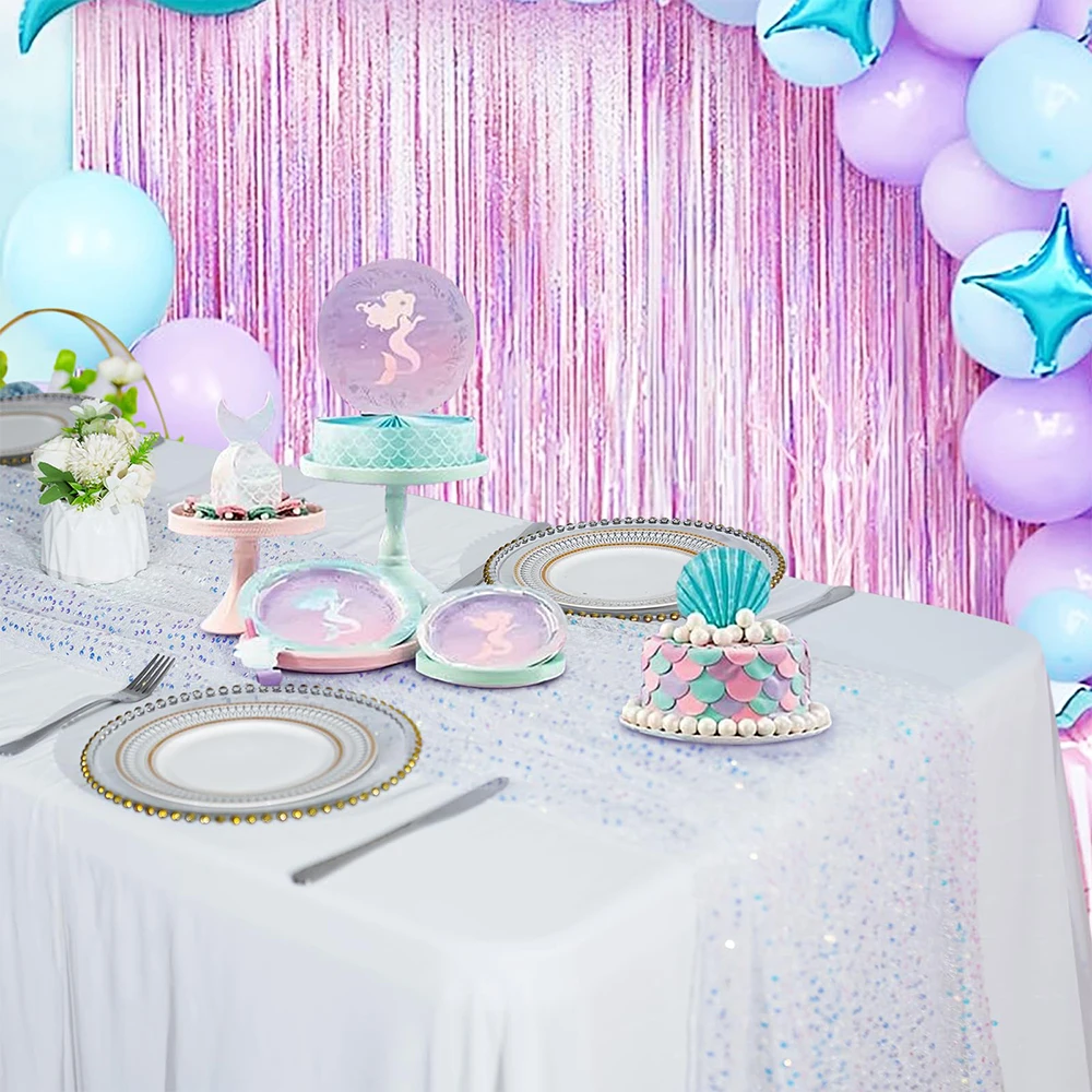 1 팩 스팽글 테이블 러너 생일 웨딩 다이닝 이벤트를위 - Table Runner Sequin 리뷰 및 가격