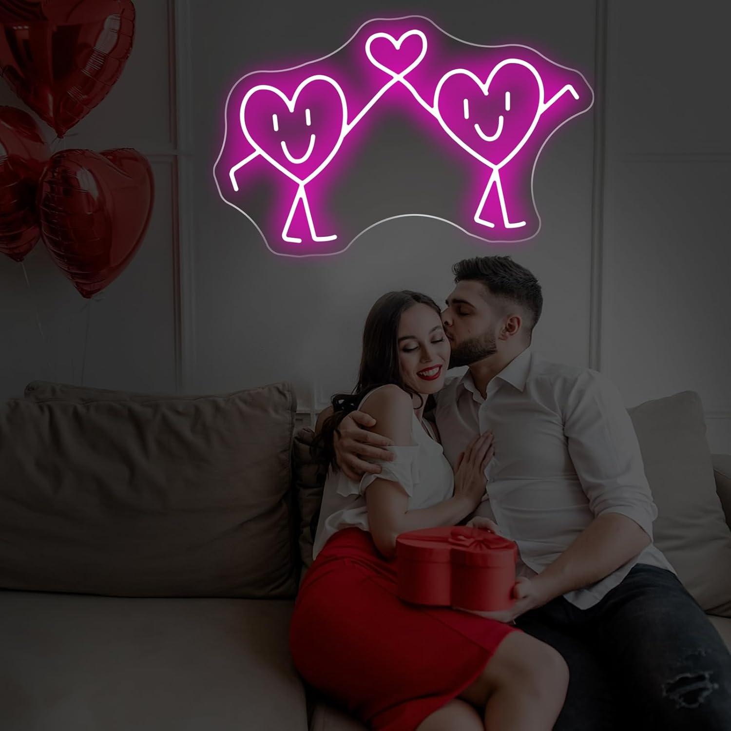 사랑 네온사인 USB 디밍 가능 LED 네온 조명, 결 - Wedding Shop 리뷰 및 가격