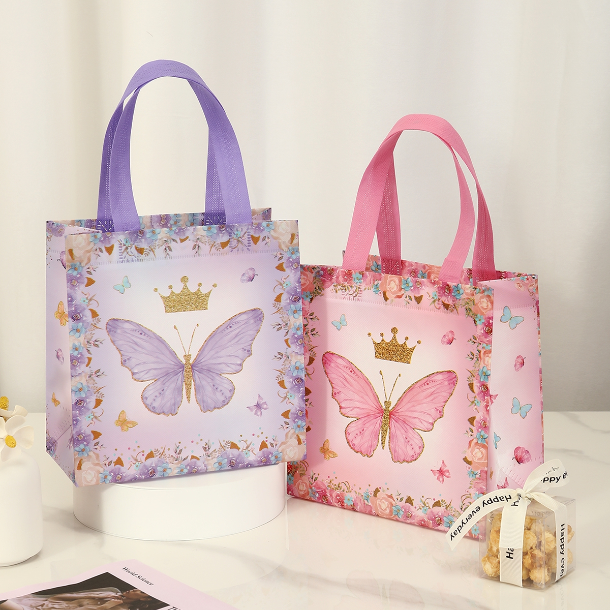 혼합 나비 그래픽 선물 가방, 결혼식용 모던 부직포 원 - Wedding Event Supply 리뷰 및 가격