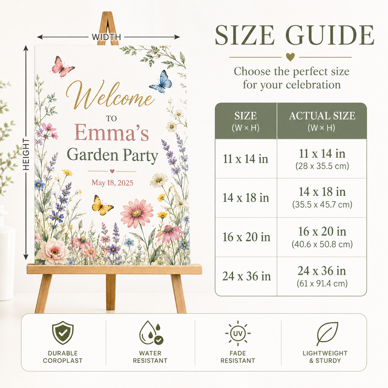 개인 맞춤형 웰컴 사인 폼보드 세로형 디스플레이 보드  - Wedding Event Supply 리뷰 및 가격