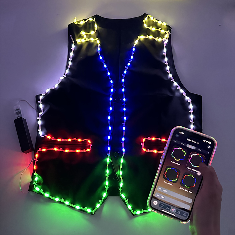 풀컬러 LED 의상 발광 댄스복 빛나는 조명 조끼 무대 - Suit Supply Wedding Party 리뷰 및 가격