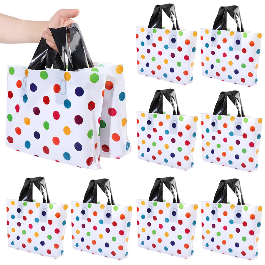 18Pcs 폴카 도트 토트 백 손잡이가있는 두꺼운 대형 - Wedding/Event Supply Store 리뷰 및 가격