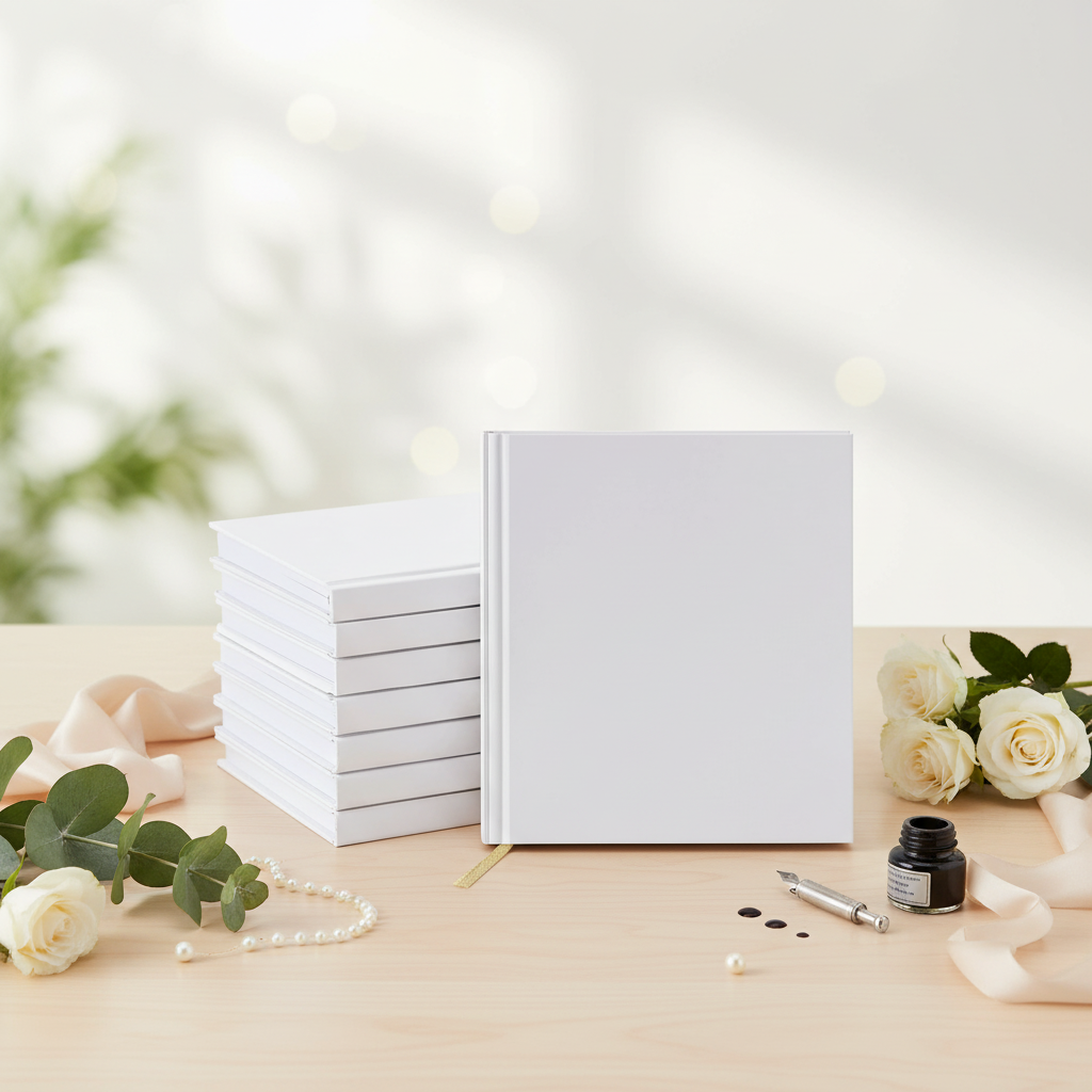 120 페이지 하드커버 웨딩 방명록 빈 페이지 DIY  - Personalized Guest Book 리뷰 및 가격
